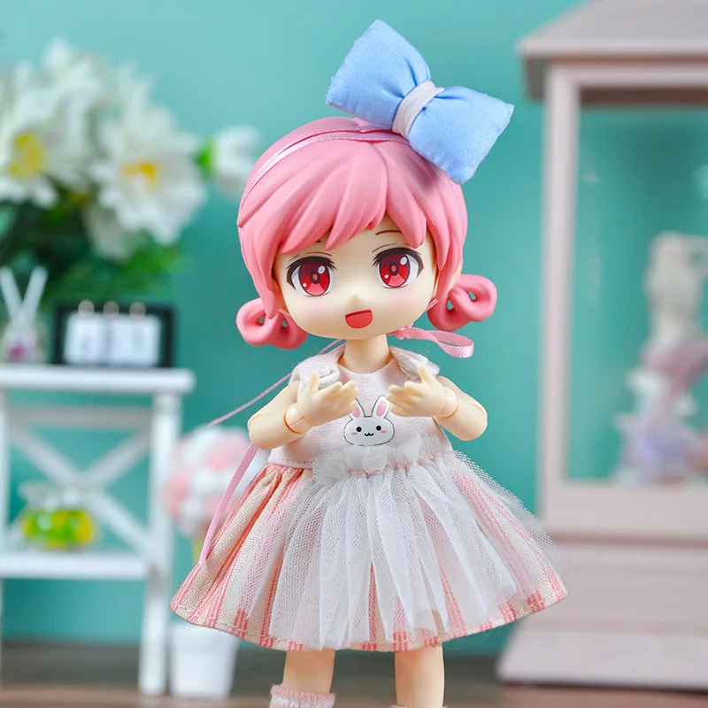 Anime Doll Ob11 1/12bjd Model Doll Movable Joint Action Doll Includes Doll Head, Body, Clothes, Shoes Changing Toy Gifts
Anime Doll Ob11 1/12bjd Model Doll Movable Joint Action Doll Includes Doll Head, Body, Clothes, Shoes Changing Toy Gifts