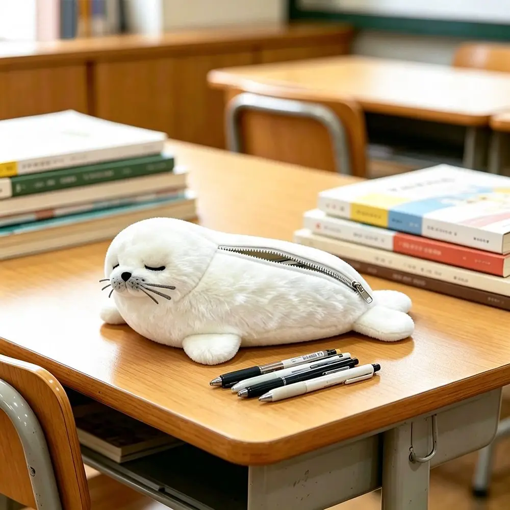 Funny Seal Doll Pencil Case High Aesthetic Value Storage Bag Stationery Bag Large Capacity Pen Box Gift
Funny Seal Doll Pencil Case High Aesthetic Value Storage Bag Stationery Bag Large Capacity Pen Box Gift