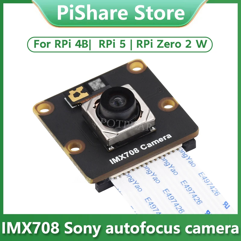 Камера Raspberry Pi, 12 МП, модуль Sony IMX708, автофокус, HDR, 3 датчика в сборе
Камера Raspberry Pi, 12 МП, модуль Sony IMX708, автофокус, HDR, 3 датчика в сборе