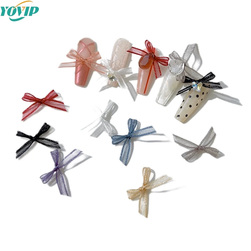 10Pcs 3D Bow Nail Art Decorations Fairy Organza Lace Bowknots Nail Accessories For Girls Bridals Nail DIY Decor
10Pcs 3D Bow Nail Art Decorations Fairy Organza Lace Bowknots Nail Accessories For Girls Bridals Nail DIY Decor
