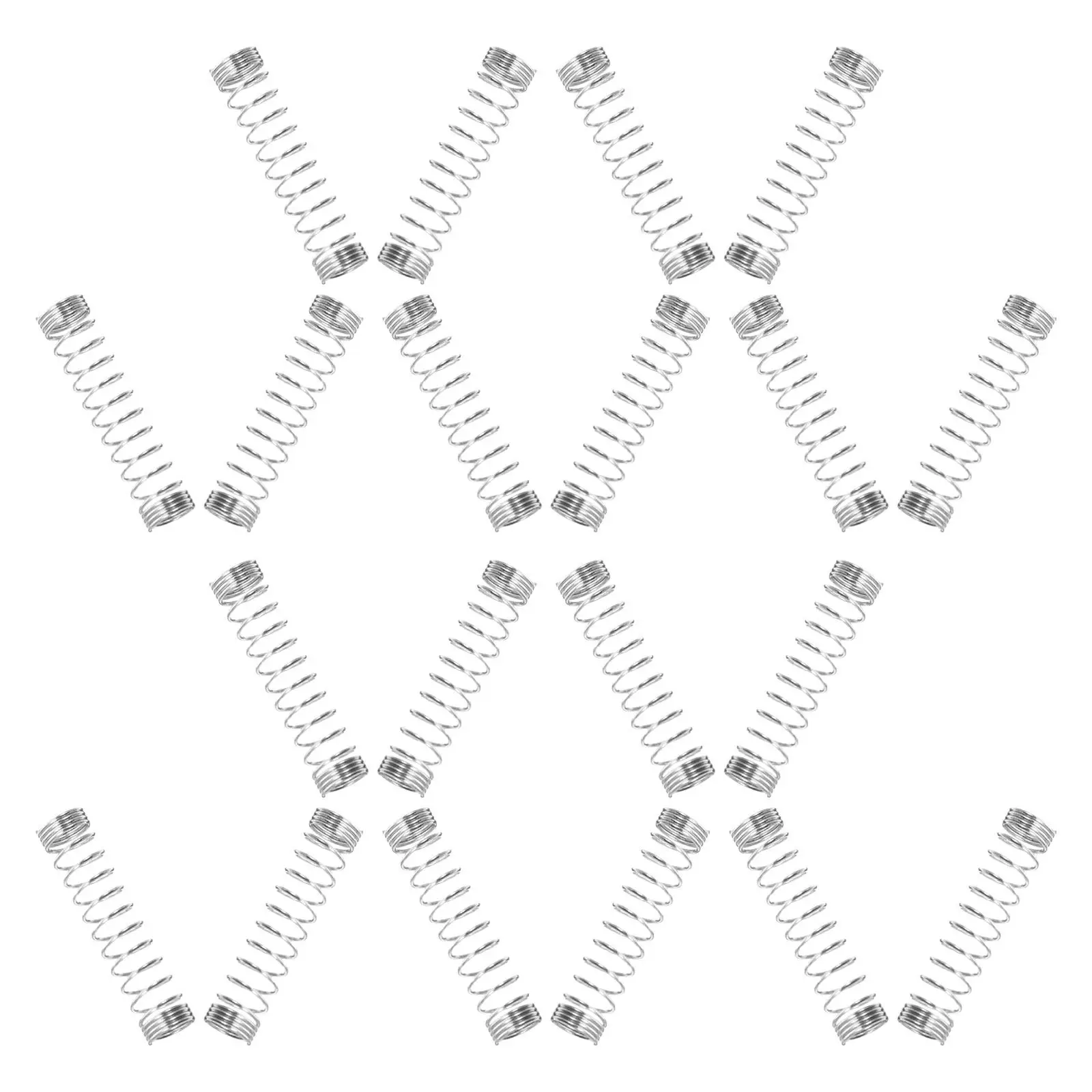 100Pcs Small Compression Springs Ballpoint Pen Springs 0.4mm Wire Diameter 4.3mm Od 30Mm Length for Retractable Pen Mechanism
100Pcs Small Compression Springs Ballpoint Pen Springs 0.4mm Wire Diameter 4.3mm Od 30Mm Length for Retractable Pen Mechanism