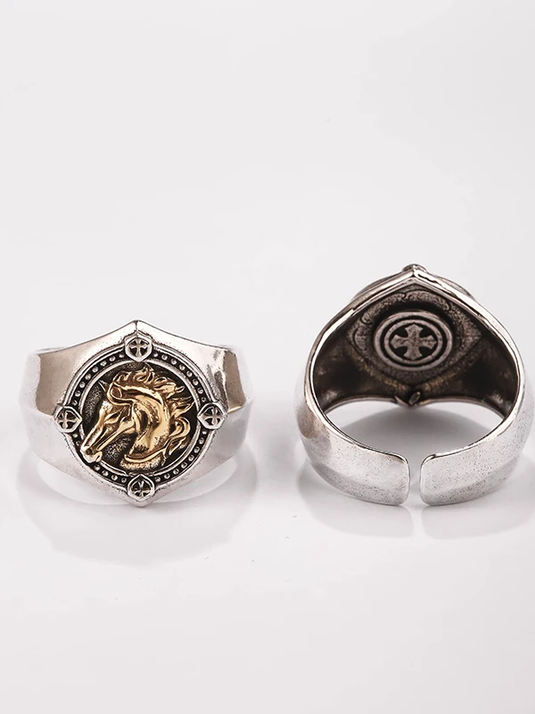 DAMAI Original Design Medieval Retro Charger War Emblem Ring Animal Coat of Arms Fashionable Personalized Accessory
DAMAI Original Design Medieval Retro Charger War Emblem Ring Animal Coat of Arms Fashionable Personalized Accessory