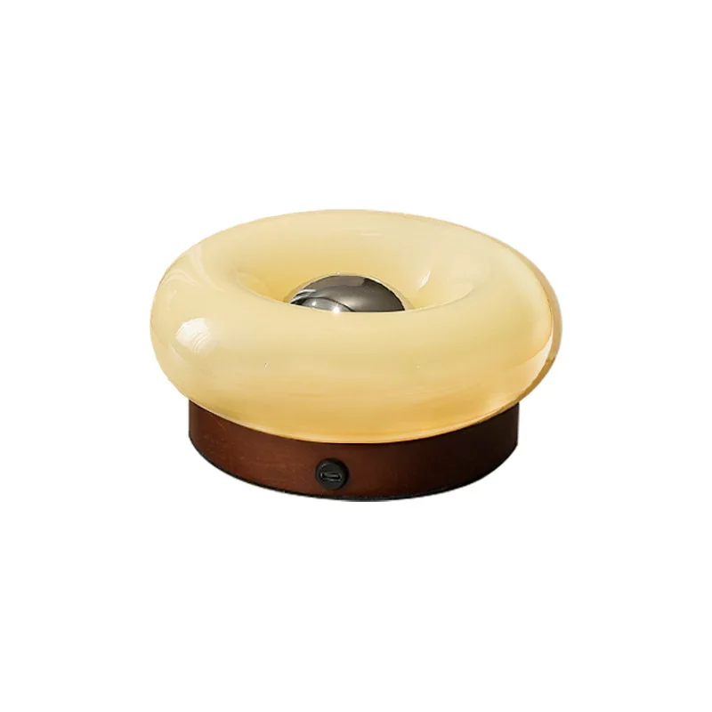 Medieval donut desk lamp bedroom bedside ambient light ornament solid wood new home gift 
Medieval donut desk lamp bedroom bedside ambient light ornament solid wood new home gift