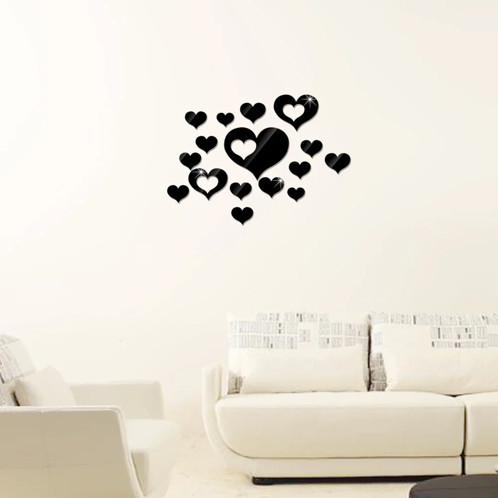 Removable 3D Love Heart Wall Stickers Mirror Surface Art Decals for Bedroom Living Room Bathroom Home Decor Red
Removable 3D Love Heart Wall Stickers Mirror Surface Art Decals for Bedroom Living Room Bathroom Home Decor Red