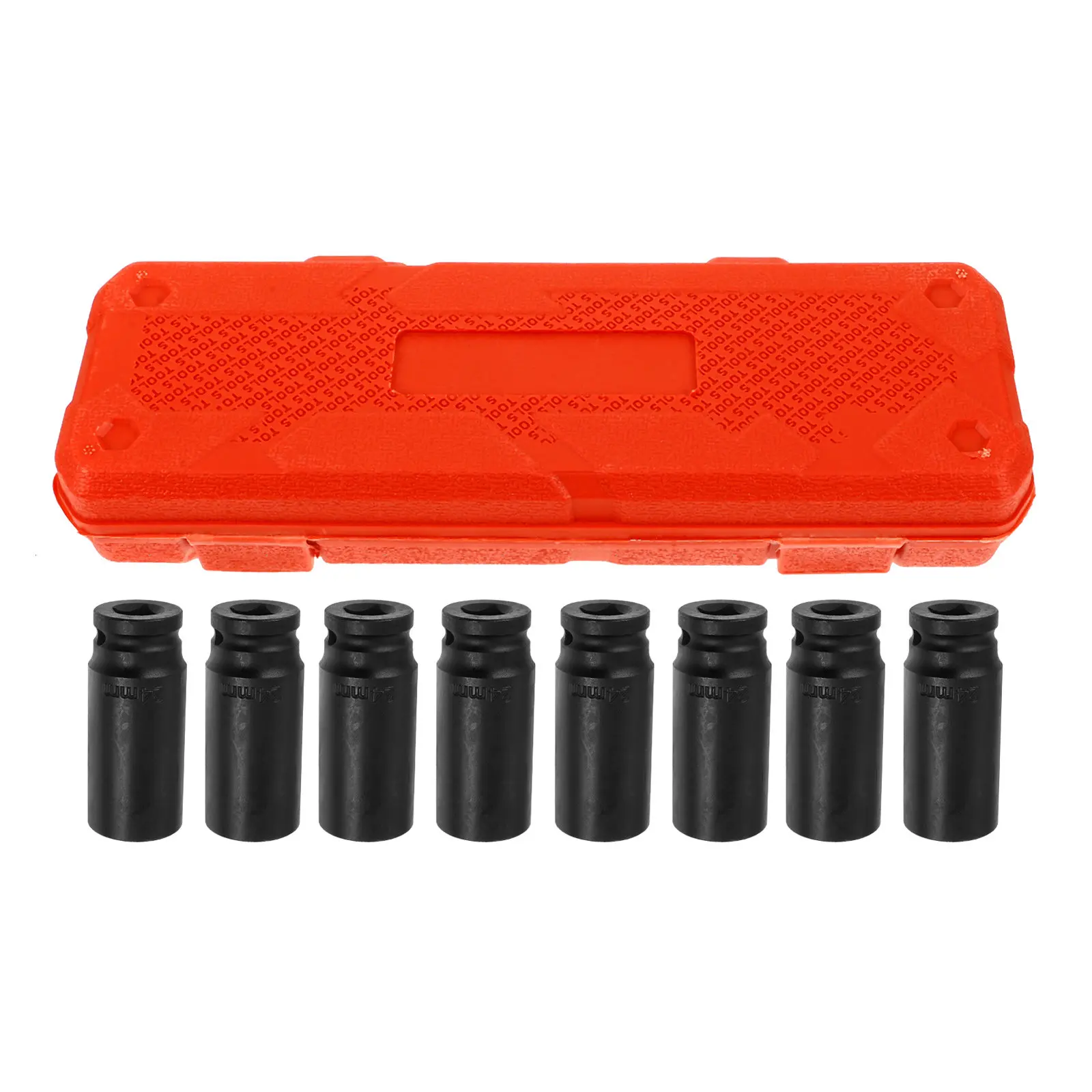10Pcs Drive Socket Set Metric Deep Impact Versatile Auto Repair Mechanic Tool Storage Socket Sets Auto Repair Tools
10Pcs Drive Socket Set Metric Deep Impact Versatile Auto Repair Mechanic Tool Storage Socket Sets Auto Repair Tools