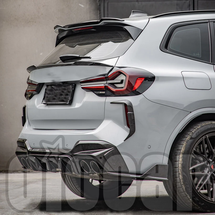 oiomotors SQ Style Dry Carbon Rear Bumper Side Canards for BMW F97 LCI X3M
oiomotors SQ Style Dry Carbon Rear Bumper Side Canards for BMW F97 LCI X3M