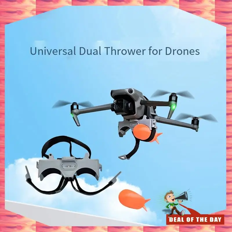 24-Hour Delivery Drone Light Induction Remote Control Rescue Delivery Unlimited Distance 2 Way Releaser Double Thrower For DJI A
24-Hour Delivery Drone Light Induction Remote Control Rescue Delivery Unlimited Distance 2 Way Releaser Double Thrower For DJI A