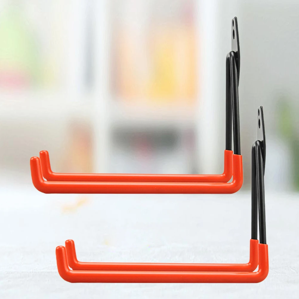 2Pcs Heavy Duty Storage Hooks for Garage Workshop with Anti-Slip Coating Multiple Screw Holes for Tools Bicycles Ladders Shovels
2Pcs Heavy Duty Storage Hooks for Garage Workshop with Anti-Slip Coating Multiple Screw Holes for Tools Bicycles Ladders Shovels