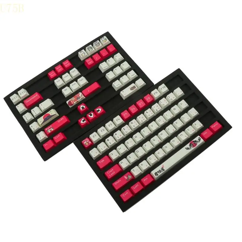 U75B 108pcs PBT Jujiuwu Keycap Dye Sublimation OEM -профиль для механической клавиатуры
U75B 108pcs PBT Jujiuwu Keycap Dye Sublimation OEM -профиль для механической клавиатуры