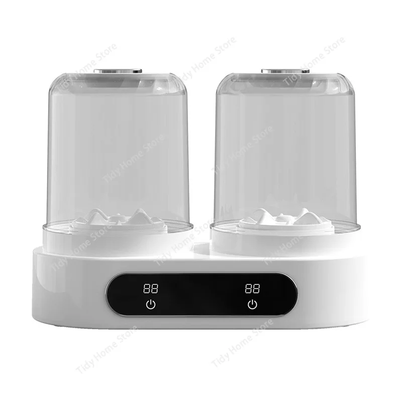 Mini double-tub washing machine with blue light sterilization, separate washing of underwear and socks, wireless charging
Mini double-tub washing machine with blue light sterilization, separate washing of underwear and socks, wireless charging