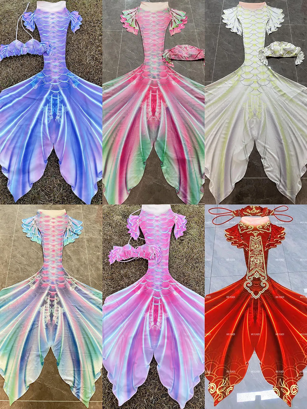 Hot Selling Mermaid Fish Skin Hot Stamping Goldfish Tail Aquarium Mermaid Shooting Fish Skin Customized Diving Suit Swimsuit
Hot Selling Mermaid Fish Skin Hot Stamping Goldfish Tail Aquarium Mermaid Shooting Fish Skin Customized Diving Suit Swimsuit