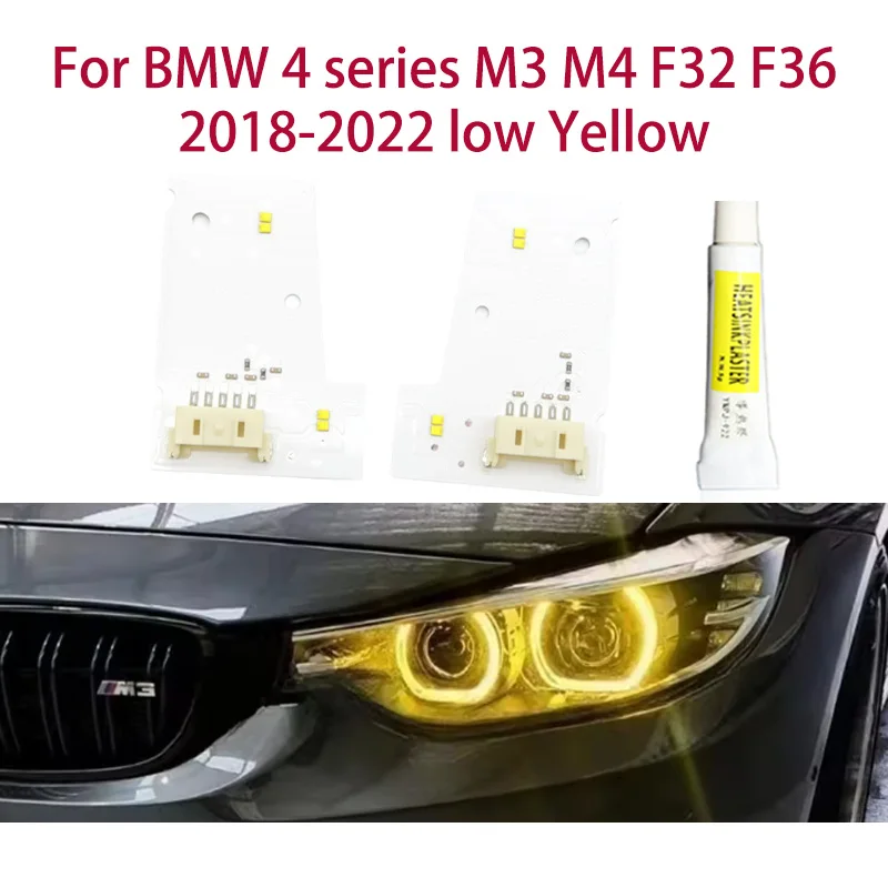 1pair For BMW 4 series M3 M4 F32 F36 LOW 18-2022 Lemon Yellow DRL Chip Angel Eyes light modification Car headlights Ballast chip
1pair For BMW 4 series M3 M4 F32 F36 LOW 18-2022 Lemon Yellow DRL Chip Angel Eyes light modification Car headlights Ballast chip