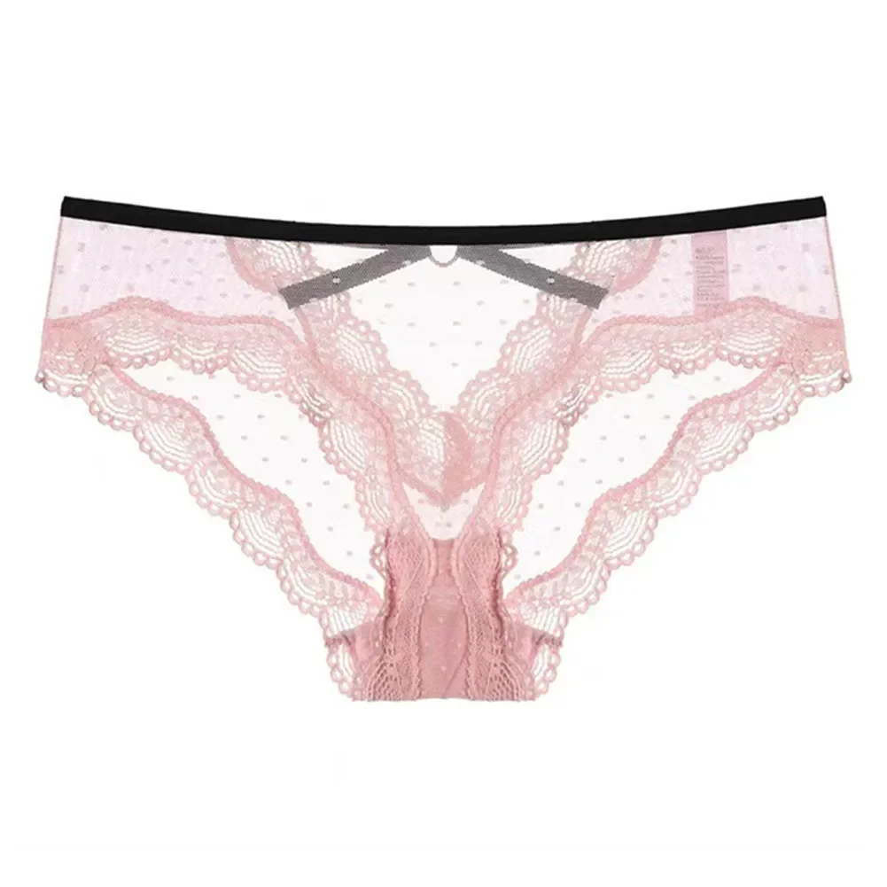 Sexy Ladies Lingerie Lace Transparent Panties Brief Solid Color Low Waist Back V Shape G-String Thong Underwear Briefs For Women
Sexy Ladies Lingerie Lace Transparent Panties Brief Solid Color Low Waist Back V Shape G-String Thong Underwear Briefs For Women