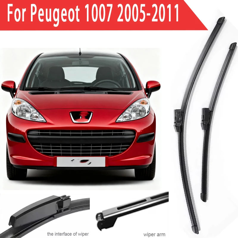 2pcs Front Windshield Wiper Blades Windscreen Wipers For Peugeot 1007 2005-2011 2006 2007 2008 2009 2010
2pcs Front Windshield Wiper Blades Windscreen Wipers For Peugeot 1007 2005-2011 2006 2007 2008 2009 2010