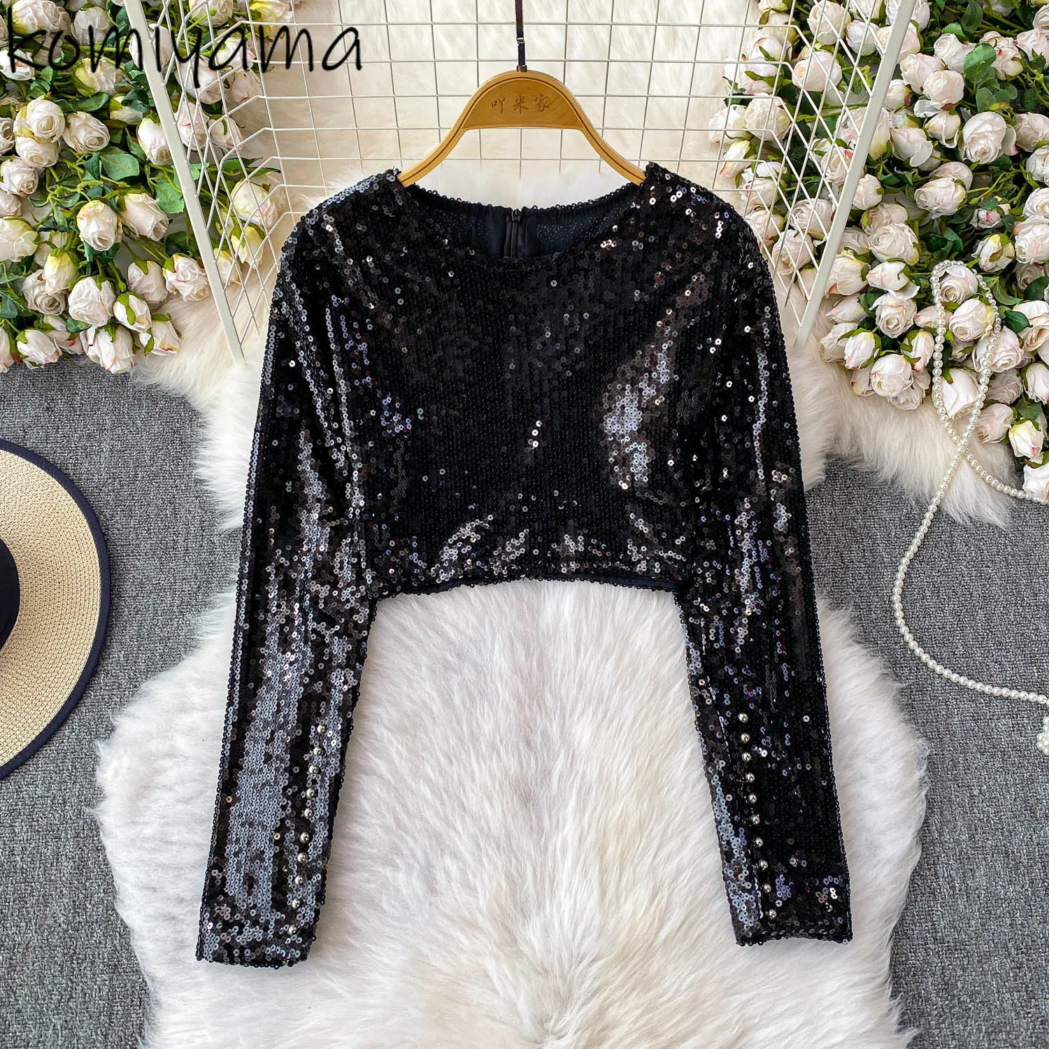 Bling Sequined 2025 Shirts & Blouses Round Neck Long Sleeve Blusas Mujer New Popular Woman Clothing Hot Sale Ropa Camisas
Bling Sequined 2025 Shirts & Blouses Round Neck Long Sleeve Blusas Mujer New Popular Woman Clothing Hot Sale Ropa Camisas