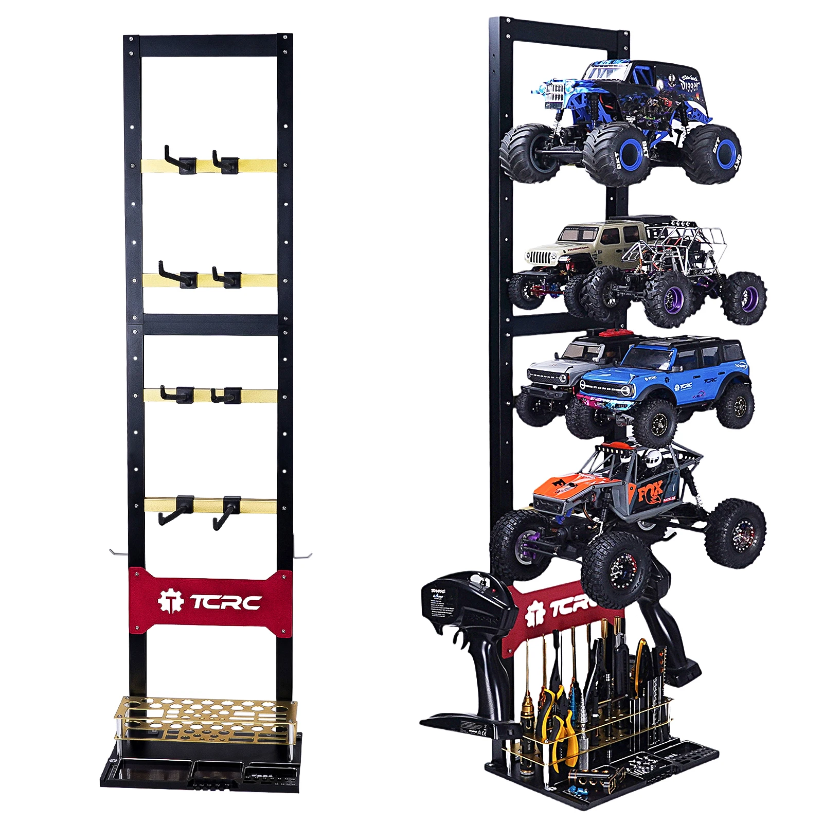 TCRC Heavy Multi-functional RC Car Desktop Display Stand Adjustable Height 60-100cm for 1/32 1/30 1/24 1/18 1/10 Scale RC Car
TCRC Heavy Multi-functional RC Car Desktop Display Stand Adjustable Height 60-100cm for 1/32 1/30 1/24 1/18 1/10 Scale RC Car