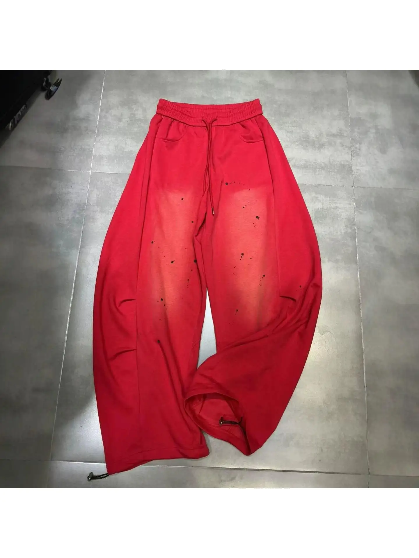 Casual Loose Women's Pants Summer New Style Pleated Design Splashed Ink Fashionable Elastic Drawstring Knife Long Trousers
Casual Loose Women's Pants Summer New Style Pleated Design Splashed Ink Fashionable Elastic Drawstring Knife Long Trousers