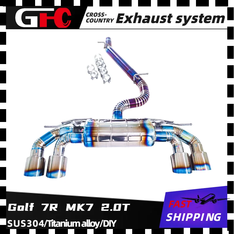 Titanium Catback Exhaust For Golf 7R MK7 2.0T Performance Exhaust System 2018-2022 Increase Horsepower Deep Sound
Titanium Catback Exhaust For Golf 7R MK7 2.0T Performance Exhaust System 2018-2022 Increase Horsepower Deep Sound