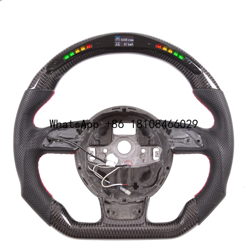 Intelligent LED Racing Car Steering Wheel for Audi RS3 RS4 RS5 2014 2015 2016 S3 S4 S5 Custom Real Carbon Fiber Steering Wheel
Intelligent LED Racing Car Steering Wheel for Audi RS3 RS4 RS5 2014 2015 2016 S3 S4 S5 Custom Real Carbon Fiber Steering Wheel
