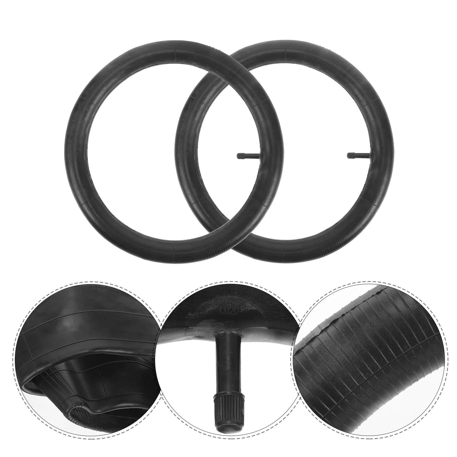 2 Pcs Bicycle Inner Tube Professional Bike Tire for Replacement Shockproof Stroller Interior Natural Rubber Sports
2 Pcs Bicycle Inner Tube Professional Bike Tire for Replacement Shockproof Stroller Interior Natural Rubber Sports