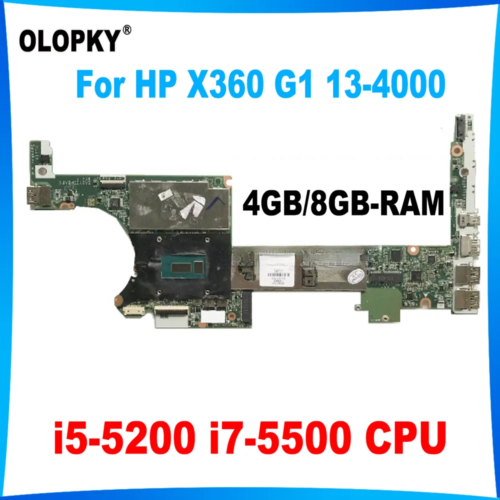DA0Y0DMBAF0 Mainboard for HP X360 G1 13-4000 13-4003DX laptop motherboard i5-5200 i7-5500 CPU 4GB/8GB RAM 801507-501 DDR4 Tested
DA0Y0DMBAF0 Mainboard for HP X360 G1 13-4000 13-4003DX laptop motherboard i5-5200 i7-5500 CPU 4GB/8GB RAM 801507-501 DDR4 Tested