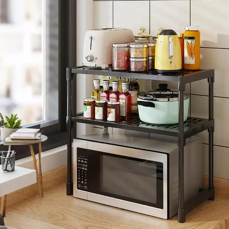 Countertops Shelf Microwave Rack Multi-Functional Appliance Organizer Shelves for Utensils Tablewares Pots Pans Seasoning
Countertops Shelf Microwave Rack Multi-Functional Appliance Organizer Shelves for Utensils Tablewares Pots Pans Seasoning