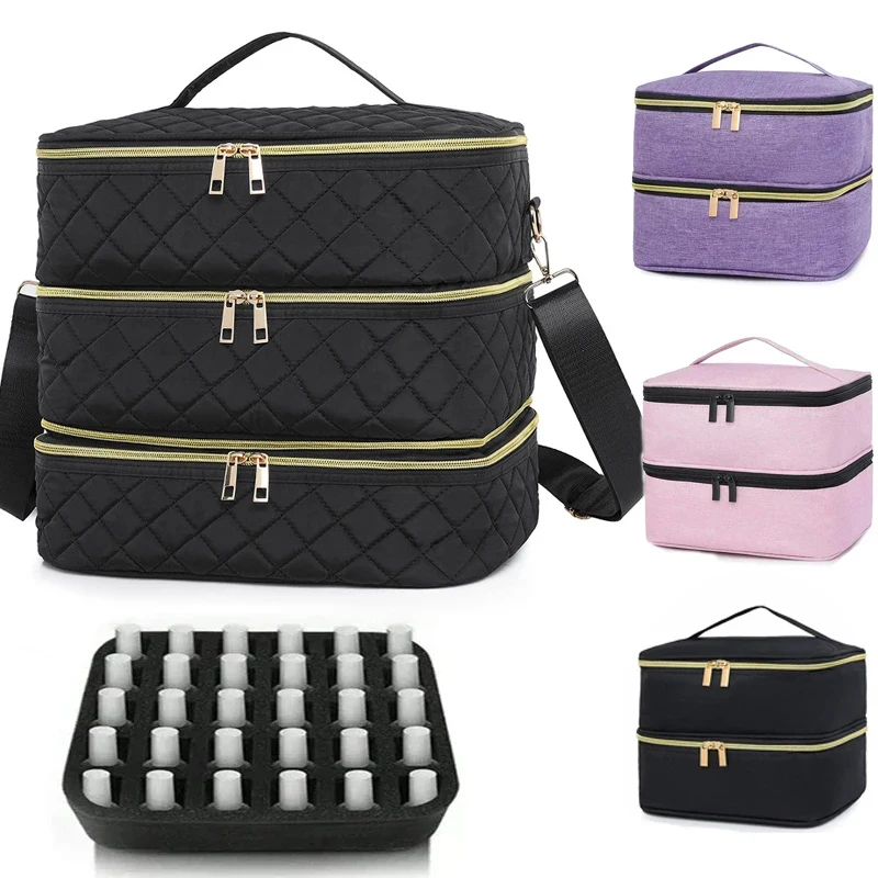 Nail Polish Storage Bag Essential Oil Bag Cosmetic Nail Care Tool Portable Nail Care Kit Storage Box 3/2 Layer Organizer
Nail Polish Storage Bag Essential Oil Bag Cosmetic Nail Care Tool Portable Nail Care Kit Storage Box 3/2 Layer Organizer
