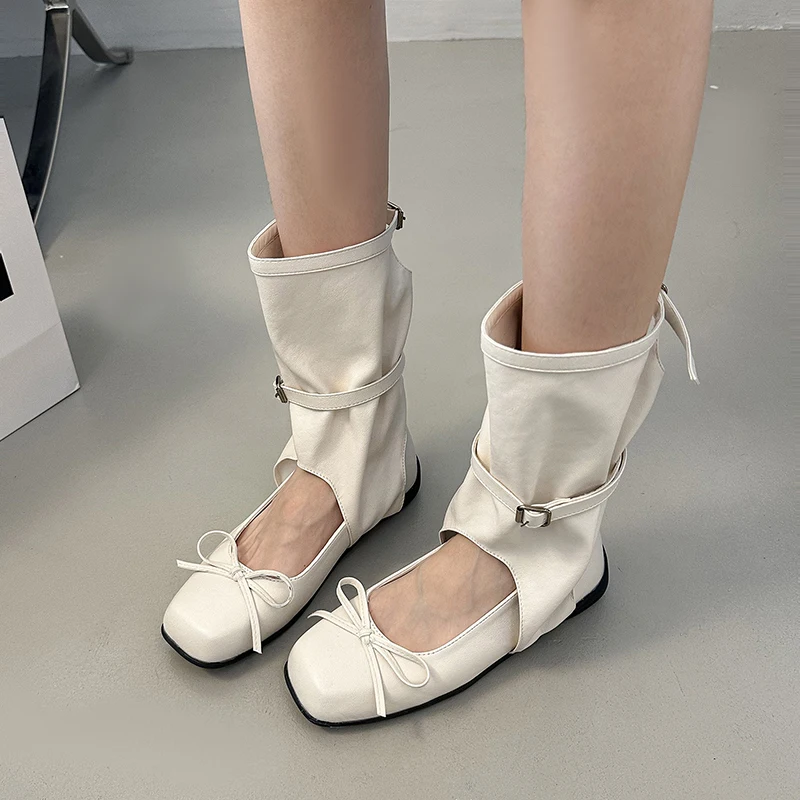 Pop New Designer Women Mid Calf Boots Street Style Hollow Out Shoes Ladies Causal Slip On Sandalias Booties
Pop New Designer Women Mid Calf Boots Street Style Hollow Out Shoes Ladies Causal Slip On Sandalias Booties