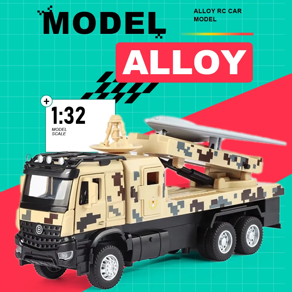 1:32 ATTACK-11 Drone Launch Vehicle Alloy Diecast Cars Model Miniature Toys Sound Light Doors Opened Pull Back Vehices Boy Gifts
1:32 ATTACK-11 Drone Launch Vehicle Alloy Diecast Cars Model Miniature Toys Sound Light Doors Opened Pull Back Vehices Boy Gifts