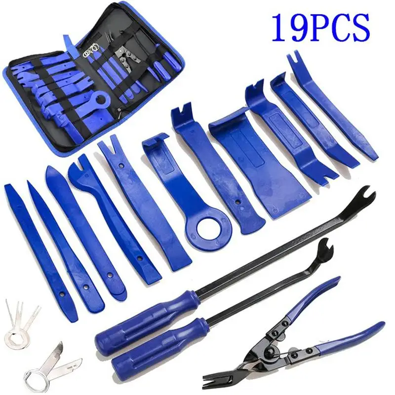 19PCS Car Trim Removal Tool Kit for Car Audio Door Panel Fastener Installer Scratch Resistant Tools for Garage
19PCS Car Trim Removal Tool Kit for Car Audio Door Panel Fastener Installer Scratch Resistant Tools for Garage