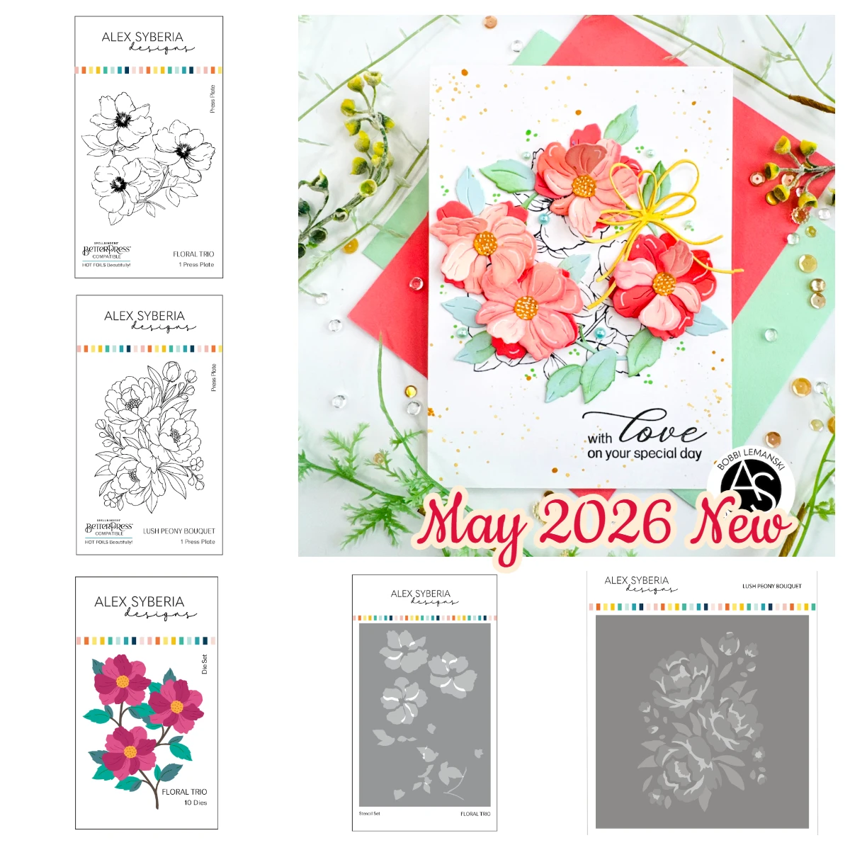 May 2026 New Floral Trio Die Set Metal Cutting Dies Stamp Hot Foil Stencils Scrapbook Diary Decoration Templat DIY Handmade Card
May 2026 New Floral Trio Die Set Metal Cutting Dies Stamp Hot Foil Stencils Scrapbook Diary Decoration Templat DIY Handmade Card