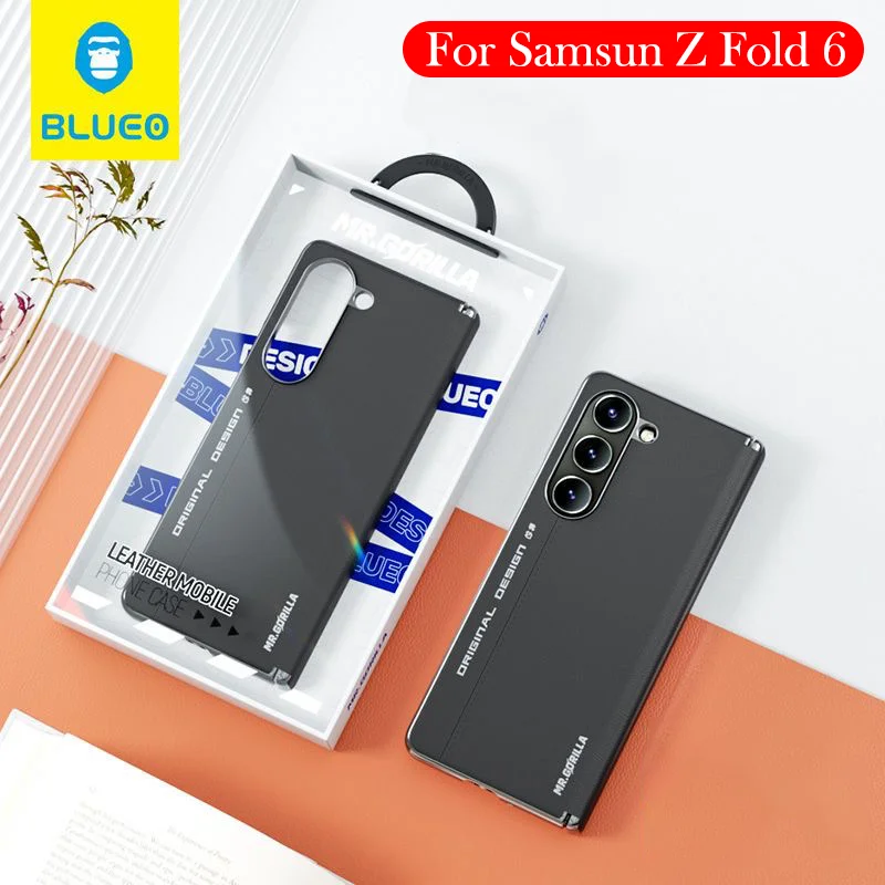 Оригинальный чехол Blueo для Samsung Z Fold 6, роскошный кожаный чехол на заднюю панель для SAMSUNG Z FOLD 6, 
Оригинальный чехол Blueo для Samsung Z Fold 6, роскошный кожаный чехол на заднюю панель для SAMSUNG Z FOLD 6,
