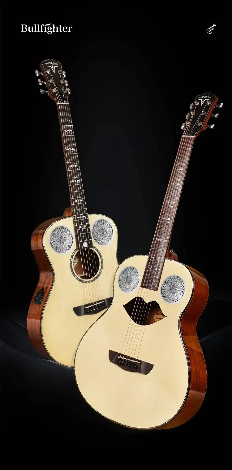 D2G 40 Inch Acoustic-Electric Guitar, Solid Engelmann Spruce Top & Body, Built-in 10W Speakers, Gloss Finish
D2G 40 Inch Acoustic-Electric Guitar, Solid Engelmann Spruce Top & Body, Built-in 10W Speakers, Gloss Finish
