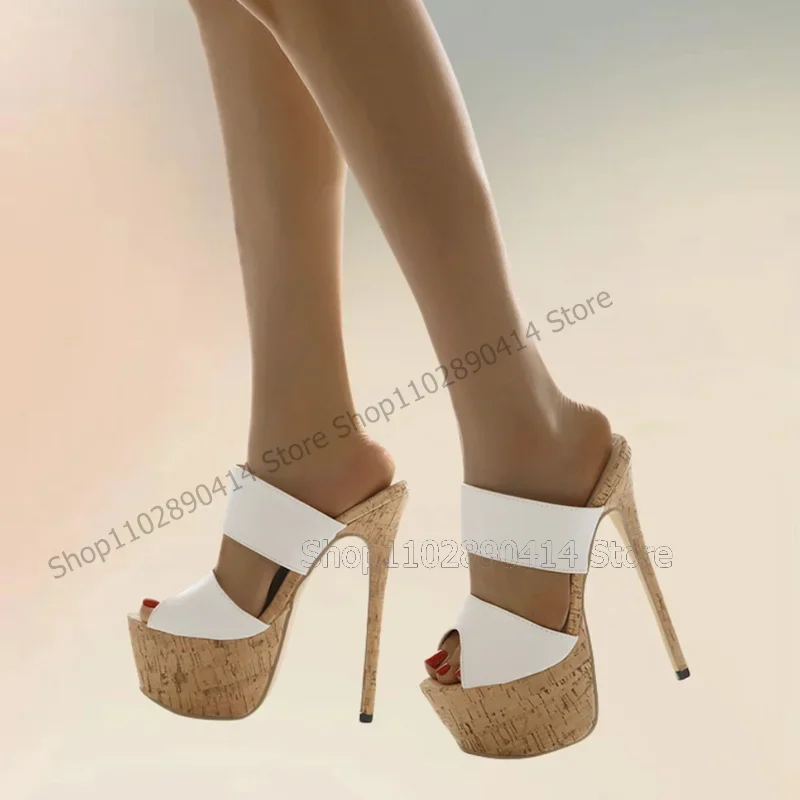 Sky Blue Peep Toe Wooden Heel Platform Slippers Slip On Women Shoes Thin High Heels Fashion Party Feast 2025 Zapatos Para Mujere
Sky Blue Peep Toe Wooden Heel Platform Slippers Slip On Women Shoes Thin High Heels Fashion Party Feast 2025 Zapatos Para Mujere