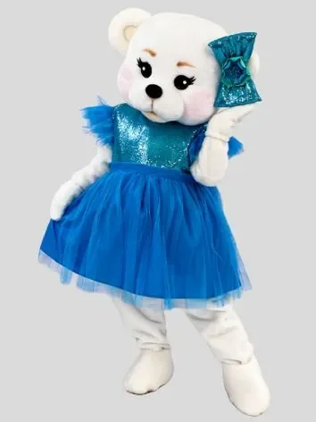 Deluxe Blue Dress white bear Mascot Costume Adults Easter Grey Bunny Rabbit Walking Doll Outfits Halloween Christmas Suits
Deluxe Blue Dress white bear Mascot Costume Adults Easter Grey Bunny Rabbit Walking Doll Outfits Halloween Christmas Suits