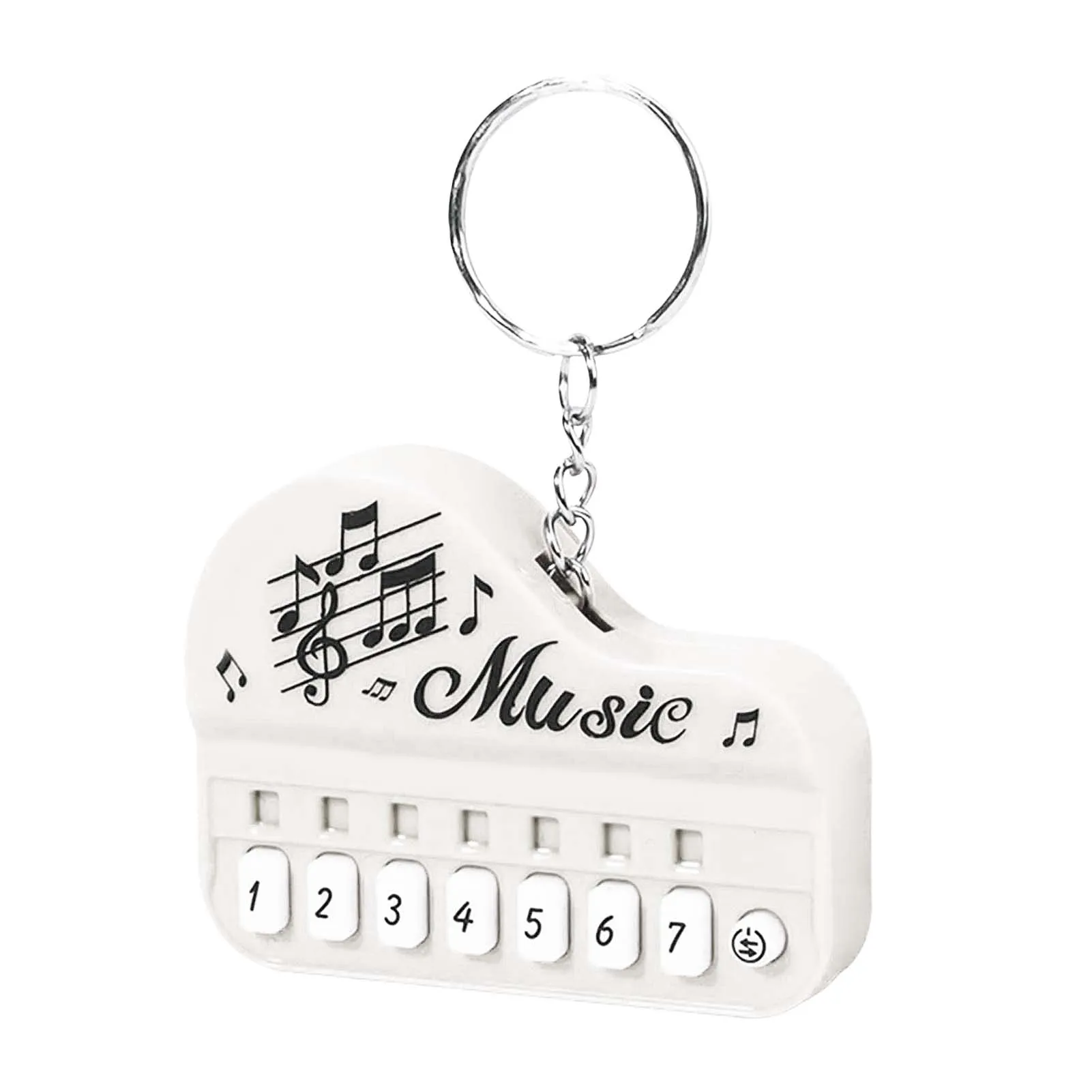 Mini Electronic Piano Keychain with Light Creative Finger Piano Keyring Mini Electronic Organ Pendant for Home Traveling B88
Mini Electronic Piano Keychain with Light Creative Finger Piano Keyring Mini Electronic Organ Pendant for Home Traveling B88
