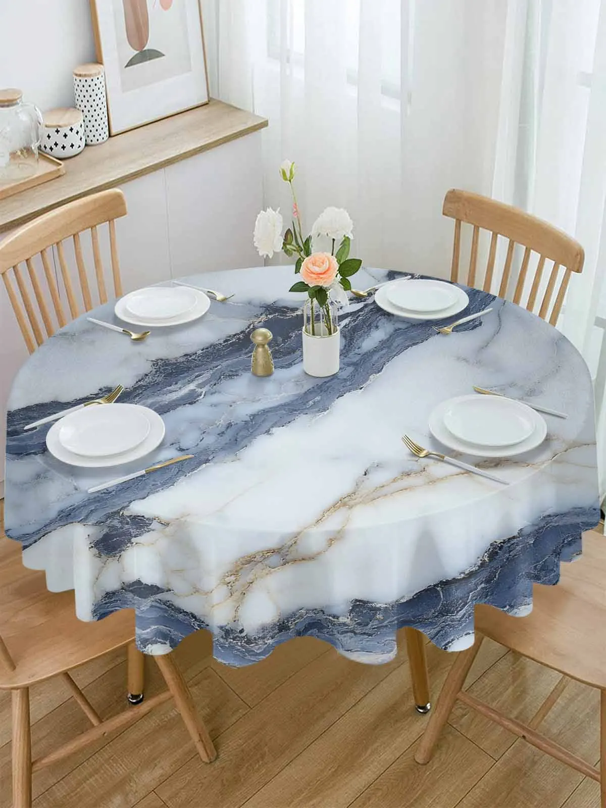 Modern Abstract Marble Round Table Cloth Festival Dining Tablecloth Waterproof Table Cover for Wedding Party Decor
Modern Abstract Marble Round Table Cloth Festival Dining Tablecloth Waterproof Table Cover for Wedding Party Decor