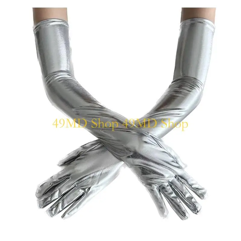 49MD Sexy Metallic Hand Gloves for Women and Girls in Theme Party Costume
49MD Sexy Metallic Hand Gloves for Women and Girls in Theme Party Costume