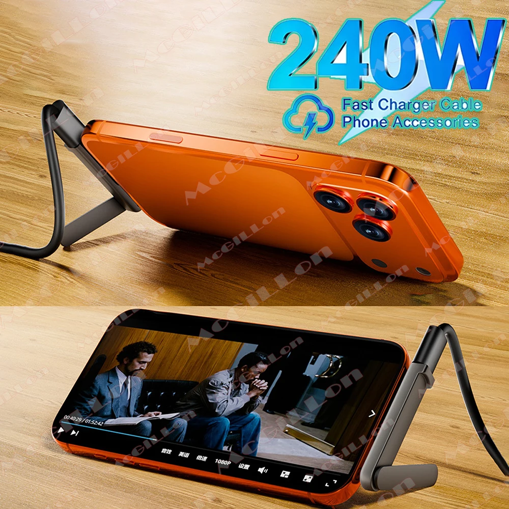 240W Type C Bracket Adapter Mobile Phone Super Fast Charging USB 2.0 Data Transmission Converter Suitable for iPhone Xiaomi OPPO
240W Type C Bracket Adapter Mobile Phone Super Fast Charging USB 2.0 Data Transmission Converter Suitable for iPhone Xiaomi OPPO