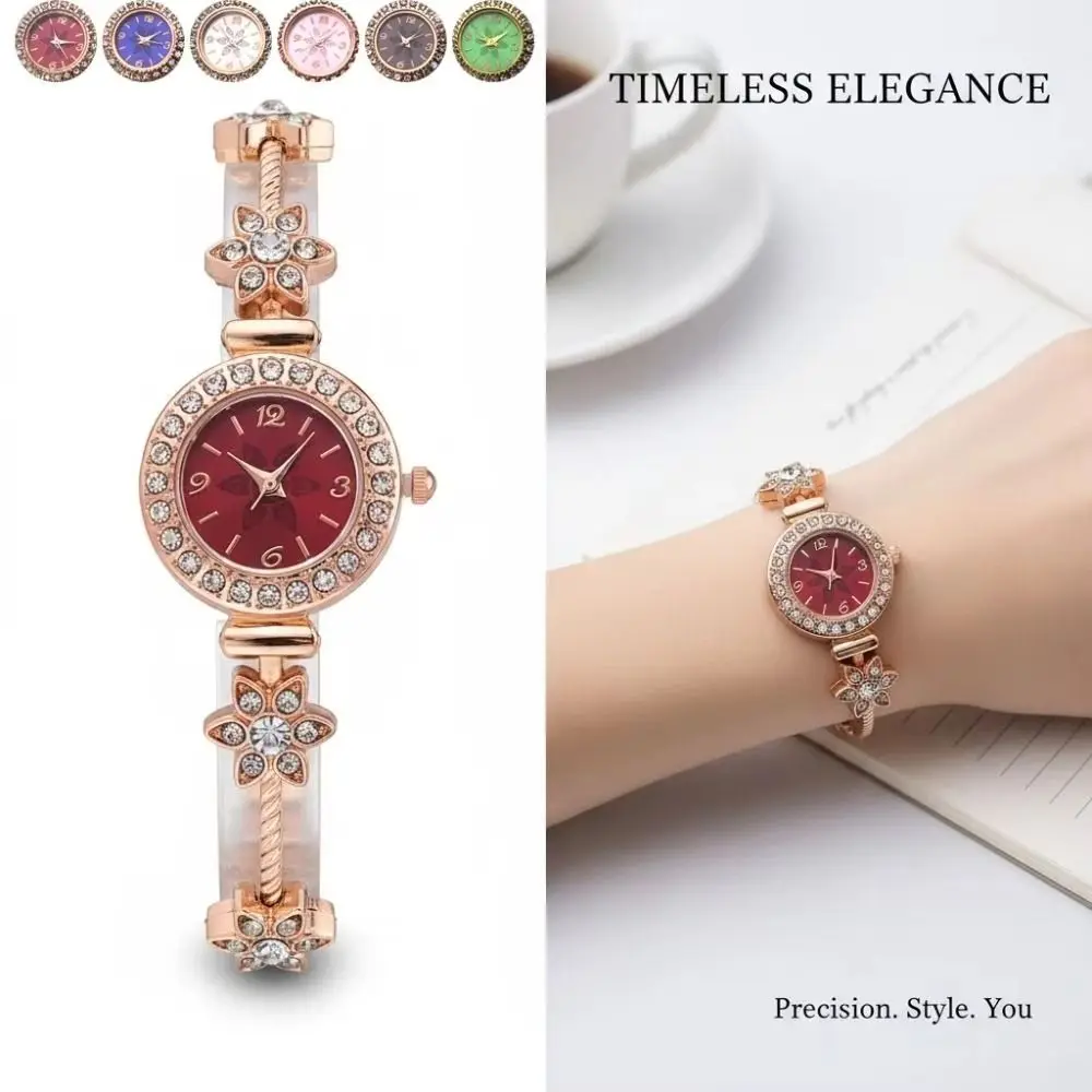 Slim Strap Rhinestone Quartz Watch Round Dial Small Dial Women Quartz Watch Pull Adjustable Leaf Design Rhinestone Watch
Slim Strap Rhinestone Quartz Watch Round Dial Small Dial Women Quartz Watch Pull Adjustable Leaf Design Rhinestone Watch