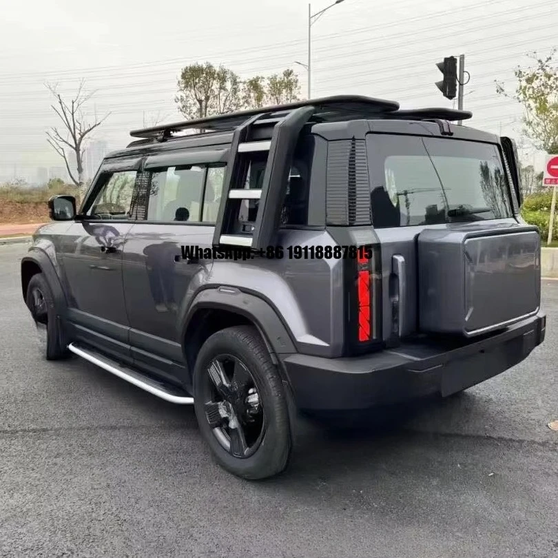 Off-Road Modified Suit Folding Ladder Roof Luggage Rack with Platform Ladder Side Bag For Chery ICar03 Custom Auto Parts Kit
Off-Road Modified Suit Folding Ladder Roof Luggage Rack with Platform Ladder Side Bag For Chery ICar03 Custom Auto Parts Kit