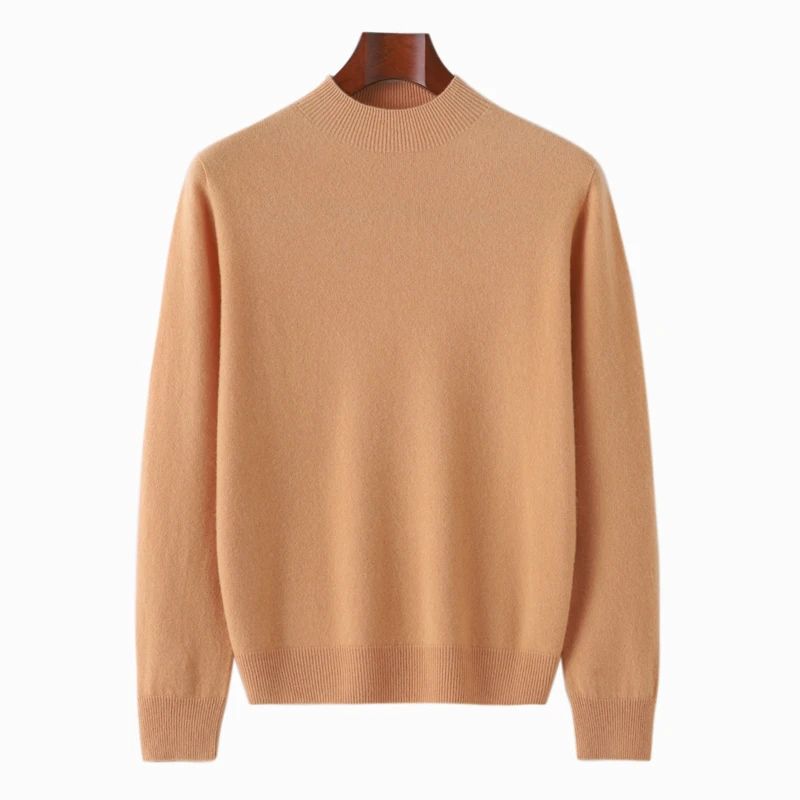 Men's Half High Collar Wool Cashmere Sweater 2023 Autumn and Winter Large Size Loose Knitted Sweater Keep Warm Top Men Jumper
Men's Half High Collar Wool Cashmere Sweater 2023 Autumn and Winter Large Size Loose Knitted Sweater Keep Warm Top Men Jumper