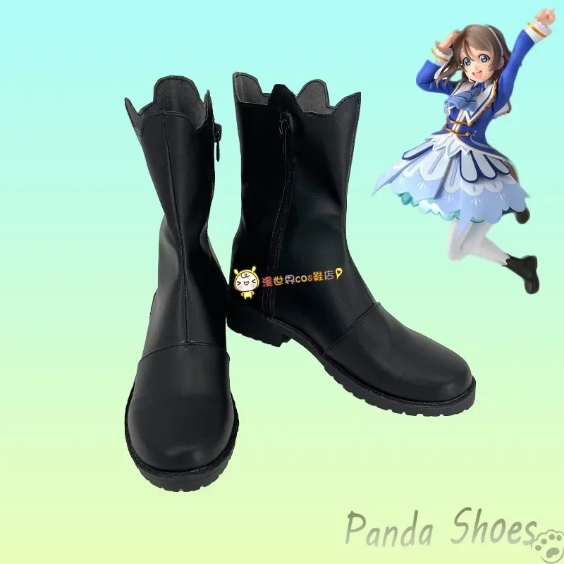 Lovelive Sunshine Takami Chika, обувь для косплея, черные ботинки в стиле аниме, костюм для косплея в стиле комиксов, обувь для вечеринки на Хэллоуин
Lovelive Sunshine Takami Chika, обувь для косплея, черные ботинки в стиле аниме, костюм для косплея в стиле комиксов, обувь для вечеринки на Хэллоуин