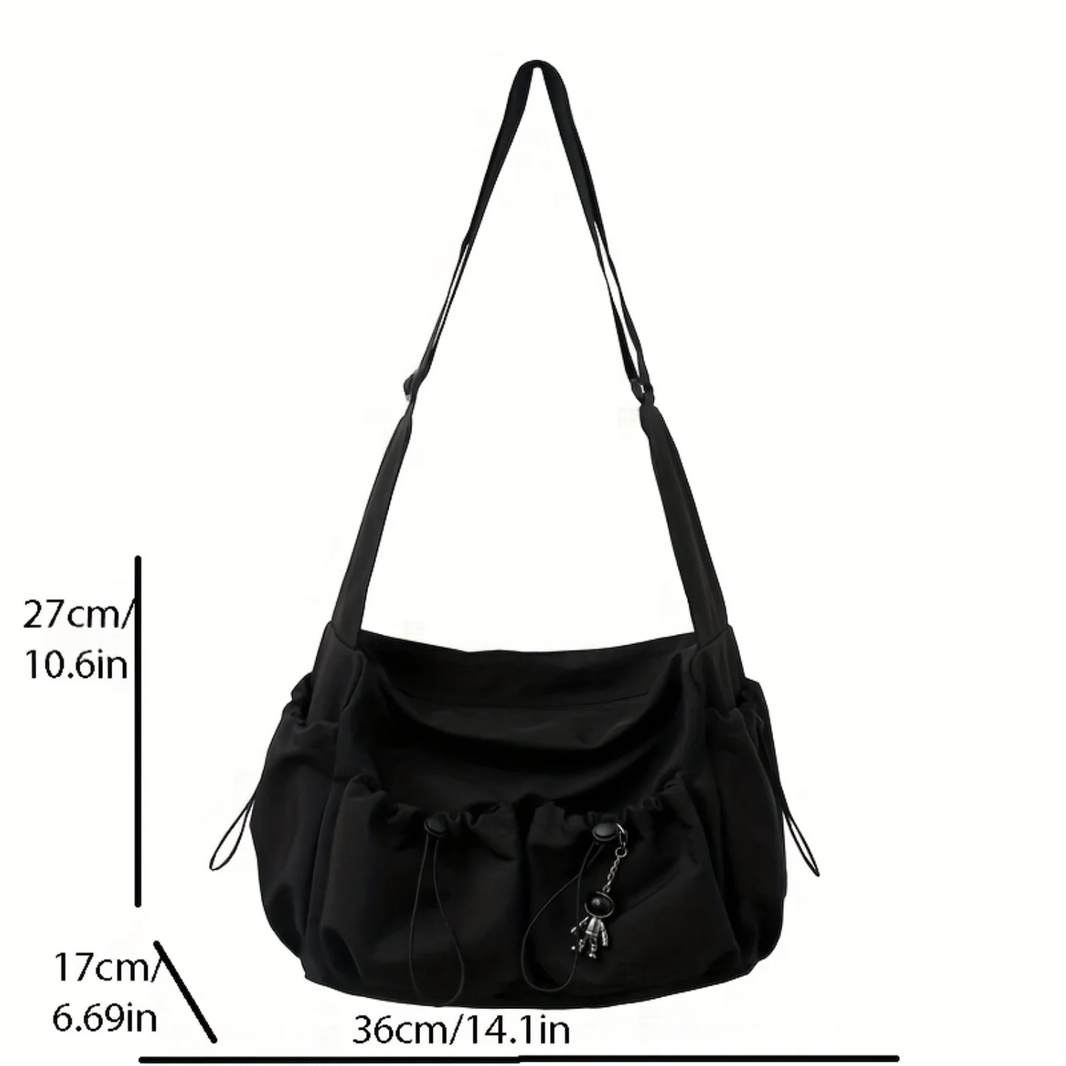 Kpop Nylon Crossbody Bag, Multi Pockets Shoulder Casual Messenger Bag For School Travel Bolso de mujer Rainbow Croc
Kpop Nylon Crossbody Bag, Multi Pockets Shoulder Casual Messenger Bag For School Travel Bolso de mujer Rainbow Croc