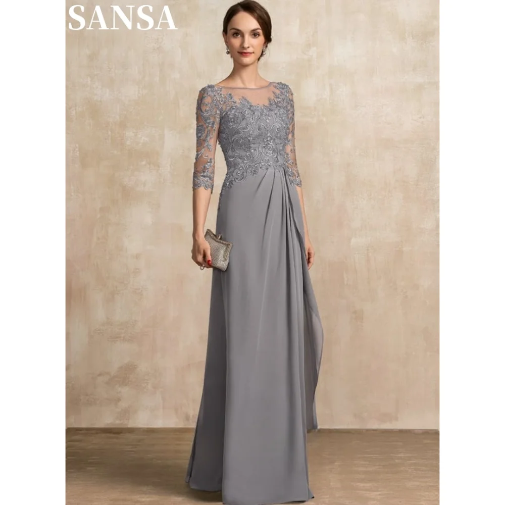 Sansa Formal Embroidery A-line Chiffon Mother Of Bridal Dress Customized Floor-Length Wedding Dresses O-Neck Vestidos De Fiesta
Sansa Formal Embroidery A-line Chiffon Mother Of Bridal Dress Customized Floor-Length Wedding Dresses O-Neck Vestidos De Fiesta