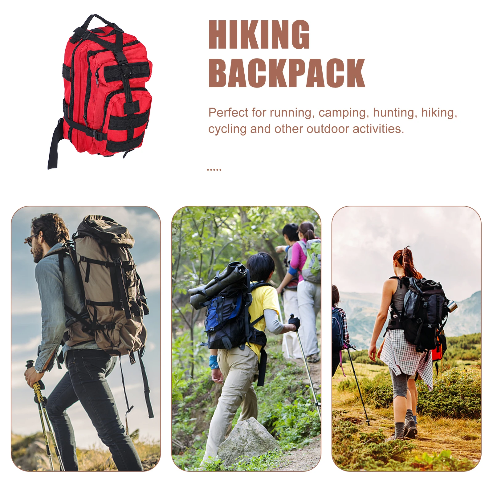Tactical Outdoor Backpack For Hiking Hunting Camping Large Capacity Multi-Use Storage Bag Adjustable Shoulder Strap Multiple
Tactical Outdoor Backpack For Hiking Hunting Camping Large Capacity Multi-Use Storage Bag Adjustable Shoulder Strap Multiple