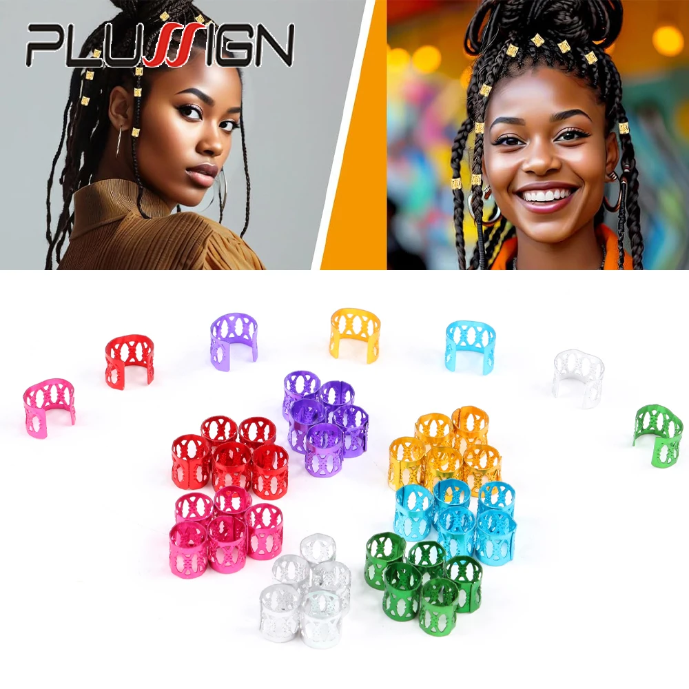 Plussign Hair Rings Dreadlocks Accessories 50pcs/100pcs Dreadlocks Beads Hair Braiding Cuffs Decoration For Hair Ring Braid
Plussign Hair Rings Dreadlocks Accessories 50pcs/100pcs Dreadlocks Beads Hair Braiding Cuffs Decoration For Hair Ring Braid