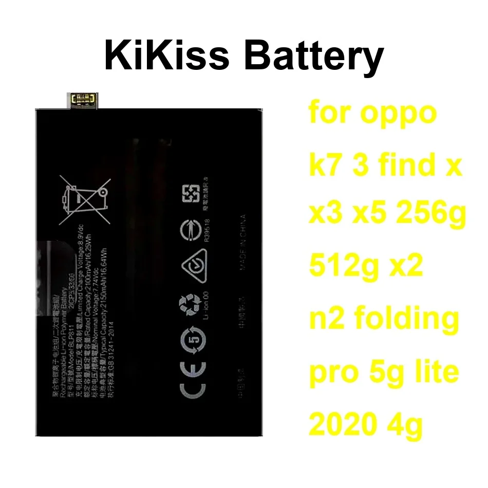 Аккумулятор для мобильного телефона 1780-4500 мАч BLP749 BLP755 BLP767 для Oppo K7 3 Find X X3 X5 256G 512G X2 N2 Folding Pro 5G Lite 2020 4G 
Аккумулятор для мобильного телефона 1780-4500 мАч BLP749 BLP755 BLP767 для Oppo K7 3 Find X X3 X5 256G 512G X2 N2 Folding Pro 5G Lite 2020 4G