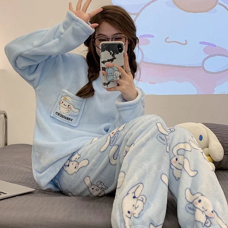 new Yugui dog pure cotton pajamas winter coral fleece fleece thickened warm cartoon loose Sanrio loungewear women's pajamas
new Yugui dog pure cotton pajamas winter coral fleece fleece thickened warm cartoon loose Sanrio loungewear women's pajamas