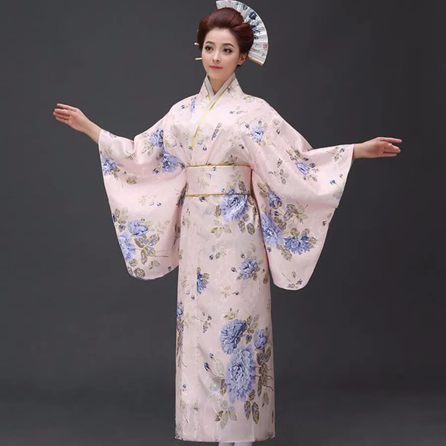 New Arrival Japanese Women Original Yukata Dress Traditional Kimono With Obi Performance Dance Costumes One Size
New Arrival Japanese Women Original Yukata Dress Traditional Kimono With Obi Performance Dance Costumes One Size